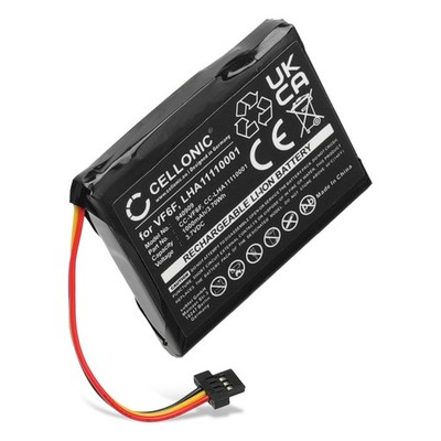 CELLONIC 1x Battery for GPS/Navigation Compatible 1000mAh, Black 