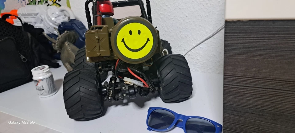 Tamiya Wild Willy 2000 (WR-02) 2WD 1:10 Wheely Car Komplettset #300058242SET - Bild 3 von 4