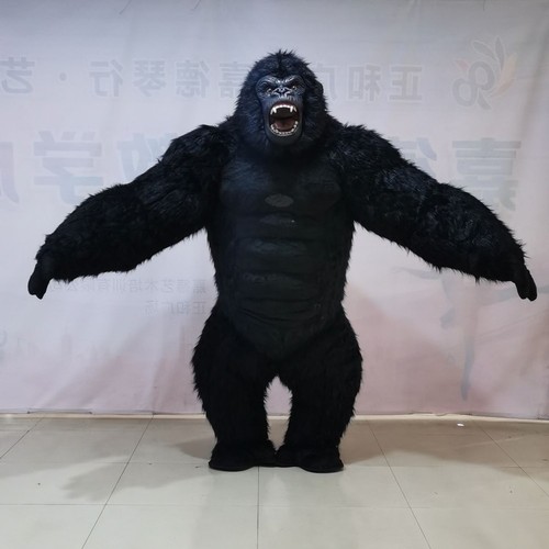 Inflatable gorilla doll costume chimpanzee walking doll King Kong doll - Picture 6 of 11