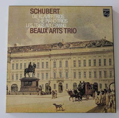 Schubert Sämtliche Klaviertrios - Beaux Arts Trio  Philips 1978  2LP Box