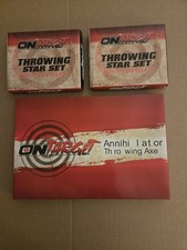 On Target Throwing Star Set w/ Nylon Sheath  Annihilator Throwing Axe Set