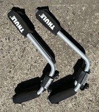Thule Hull-a-port Vertical Kayak Roof Rack Carrier J Style Thule Hull-a-port Vertical Kayak Roof Rack Carrier J Style