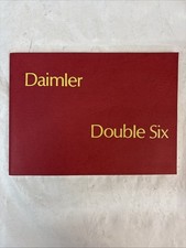 Daimler ?Double Six? 1972 Owners Handbook / NOS Dealer Inventory, Never Issued!