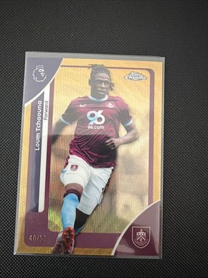 Topps Chrome Premier League Loum Tchaouna Gold Refractor /50