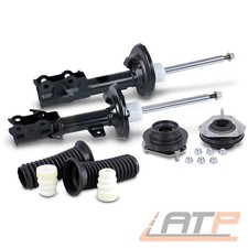 2x STOßDÄMPFER + DOMLAGER + PROTECTION-KIT VORNE FÜR FORD FIESTA 6