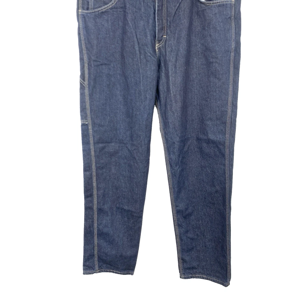 Pantalones de mezclilla TYNDALE FR para hombre talla 40 x 34 resistentes al fuego lavado oscuro pierna recta Foto 3 de 4