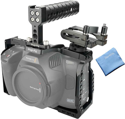 Full Cage Kit for Blackmagic Pocket Cinema Camera 6K Pro, with Cheese Top Handle
