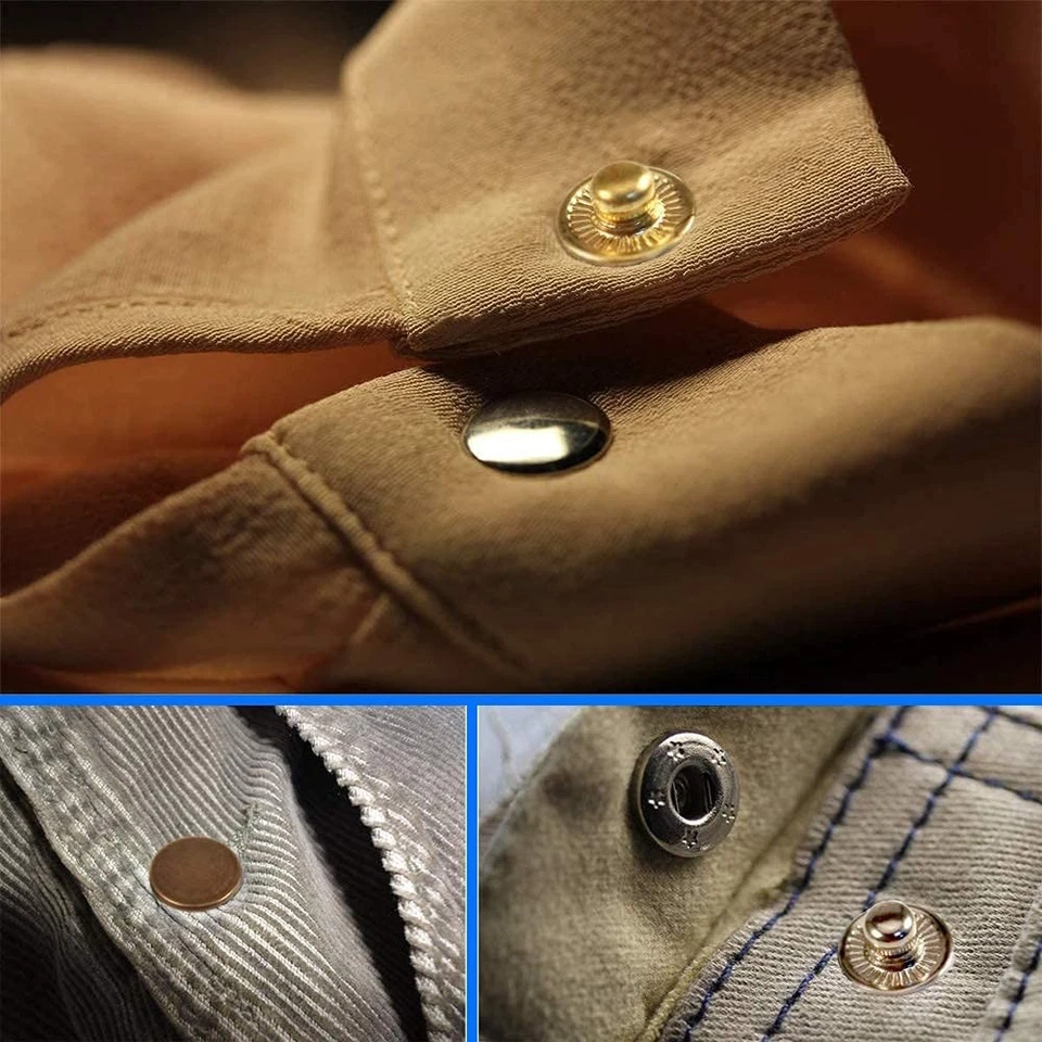 120件装按扣套件扣扣件不锈钢4色 — 第 4/4 张图片