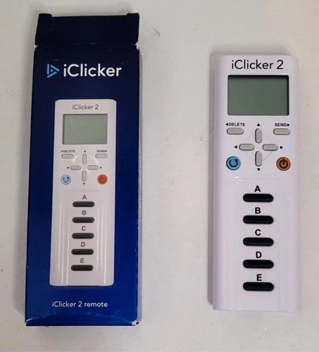 iClicker 2 Student Remote Classroom Response Control Multiple Choice