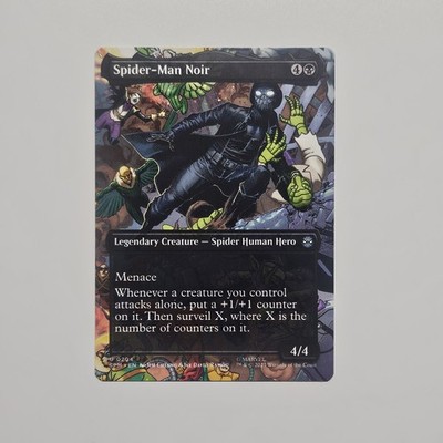 Spider-Man Noir (Borderless) 0204 - SPM: Marvel's Spider-Man - MTG