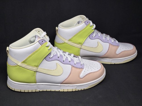 Nike Dunk High Womens Size 11 Mens 9.5 White Lemon Twist Cashmere DD1869-108 NBY - 第 4/11 張圖片