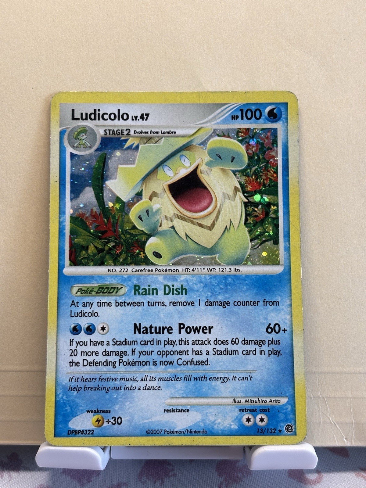 Ludicolo Holo Rare Secret Wonders Pokémon TCG Card 13/132