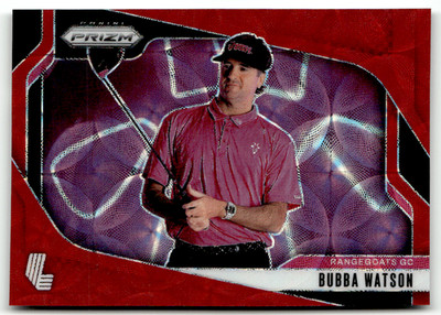 2024 Panini Liv Golf Prizm No. 97 Bubba Watson Red Scope Prizm