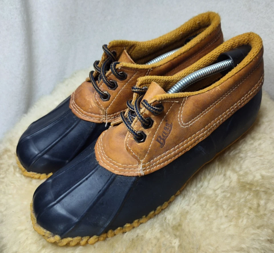 ZAPATO PATO GOMA BAJO MUJER IMPERMEABLE CUERO TALLA 9 M AZUL - BUEN ESTADO Foto 3 de 4