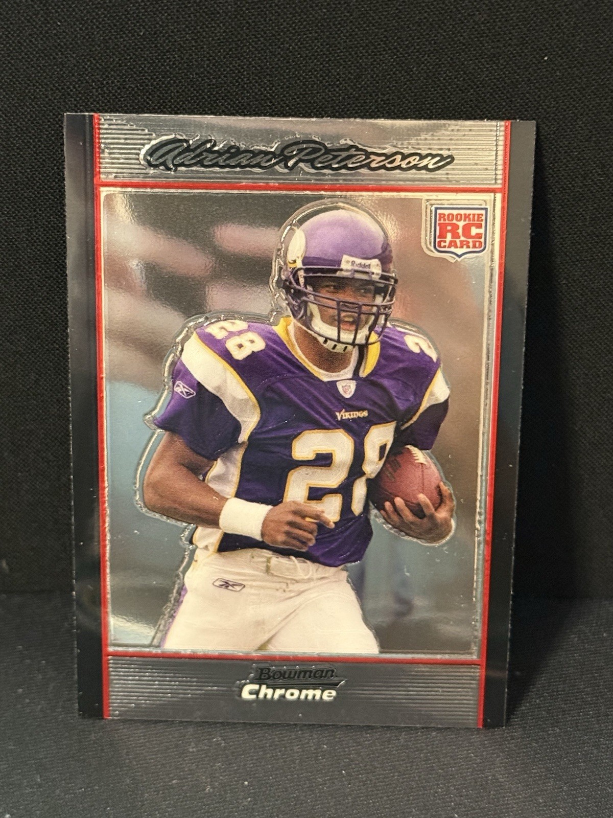 2007 Bowman Chrome Adrian Peterson Rookie Card RC #BC65 Vikings