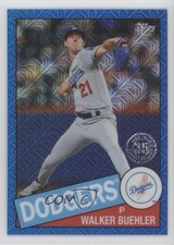 2020 Update Silver Pack 1985 Topps Chrome Baseball Blue /150 Walker Buehler 0x1