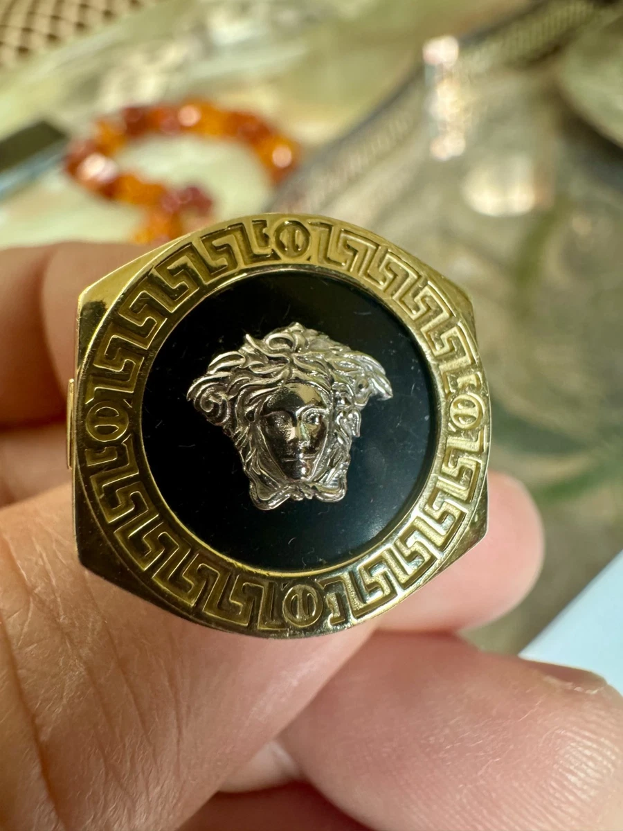 Versace Gold Rings for Men for sale | eBay