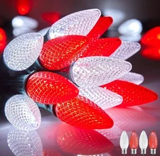 Minetom C9 Christmas String Lights, 200 Ft LED Commercial Outdoor Christmas...