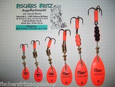 Original Mepps Spinner Aglia orange / hellrot /rot Angelköder Blinker Angeln