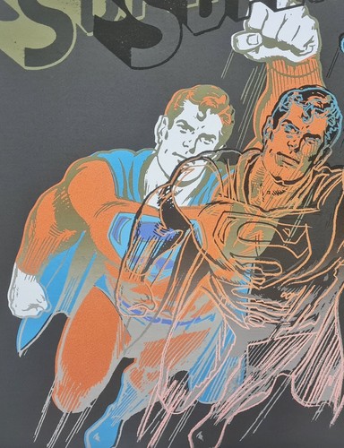 ANDY WARHOL * Superman * lithograph * 50x50 cm * limited # xx/500 CMOA signed - Bild 3 von 11