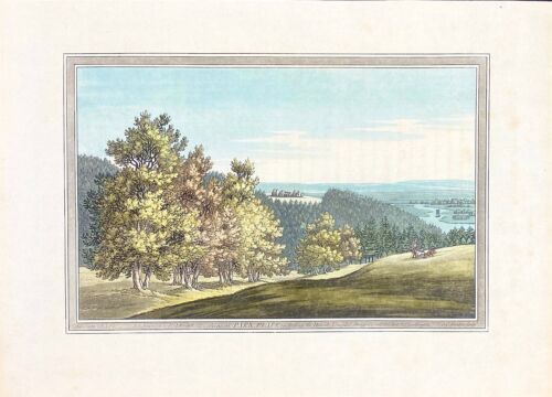 Park Place Druids Temple Remenham original aquatint Farington Stadler 1793 - Picture 2 of 6