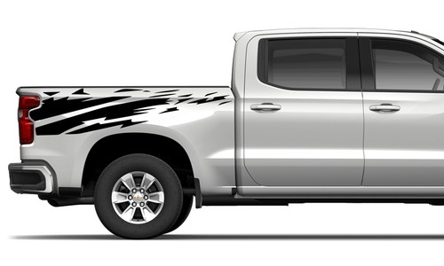 Side thunder graphics stickers decal compatible with Chevrolet Silverado - Picture 11 of 15