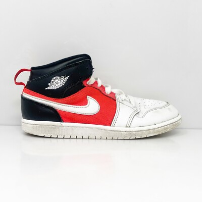 Nike Boys Air Jordan Mid SE FB4418-016 White Basketball Shoes Sneakers  Size 3Y