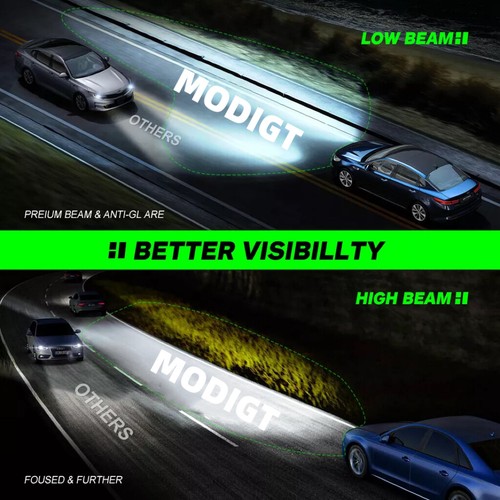 MODIGT 2×H7 LED Headlight Bulbs Globes For Holden Captiva CG SUV 2.4 2011-2018 - Picture 4 of 16