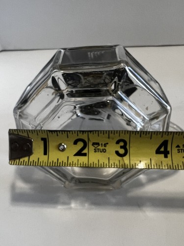 Antike 10,75" Diamond Glass Co. Octavia Manganganglas Öllampe & Kamin - Bild 19 von 20