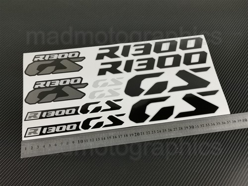 R1300GS Adesivi carenatura riflettente decalcomanie BMW MOTO R1300 GS casco top box - Foto 23 di 30
