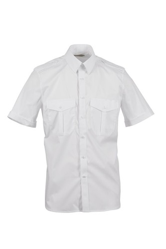 Payper VIRTUS Camicia da Uomo Manica Corta Collo Italiano Spalline Tasche Petto - Picture 6 of 7