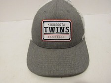 47 Brand Minnesota Twins Gray/White Mesh Snapback Adjustable Ball Cap MLB