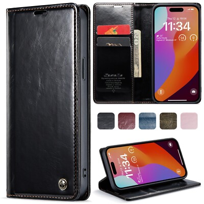 PU Leather Cover For Samsung Galaxy A54 A53 A52 A51 5G 4G Flip Wallet Phone  Case