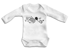 hedgehog onesie baby