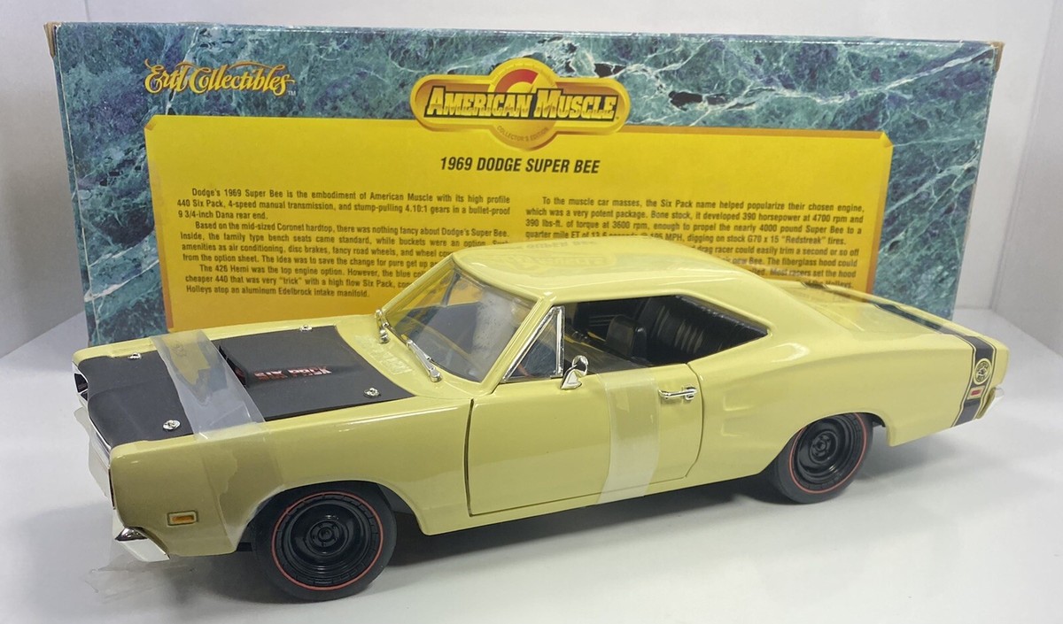 ミニカー AMERICAN MUSCLE 1969 DODGE SUPER BEE ERTL AMERICAN MUSCLE 1969 DODGE SUPER BEE ORANGE 1:18