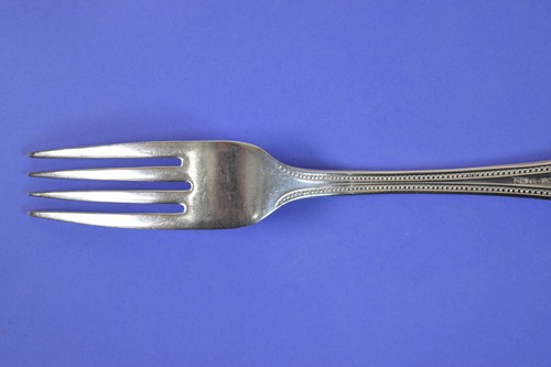 Towle Germany Silverplate Beaded Antique 8 1/8" Dinner Fork - Picture 6 of 7