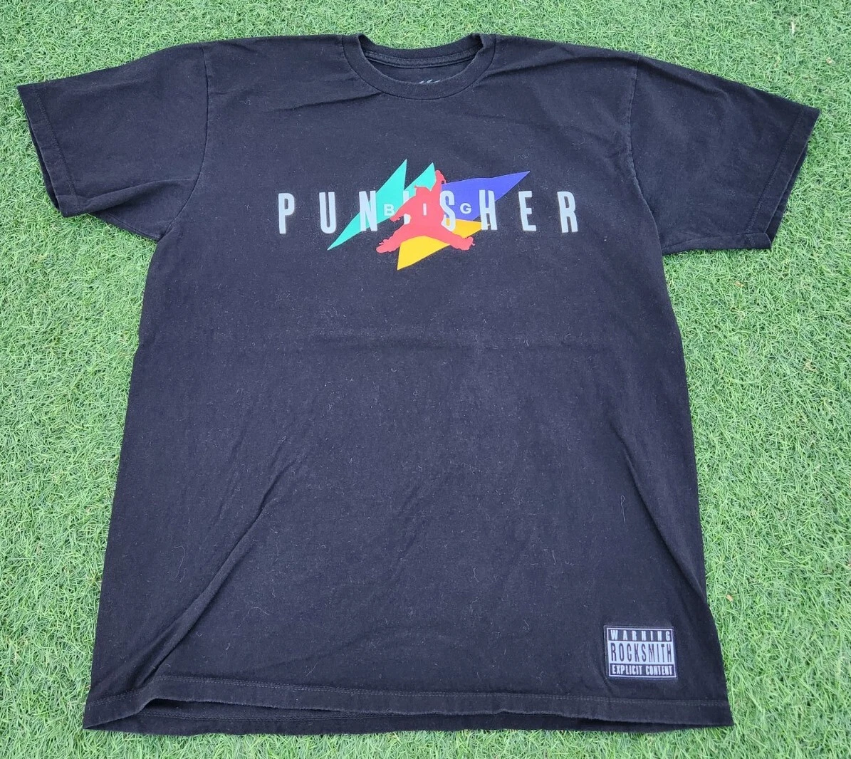 T-Shirt Homme Retro Rocksmith - Couleur Bourgogne - Taille L - Neuf Sans étiquettes - Style Vintage