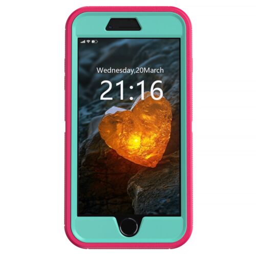 For iPhone 8/8 Plus Shockproof Hybrid Case Protective Cover / Screen Protector - Picture 15 of 55