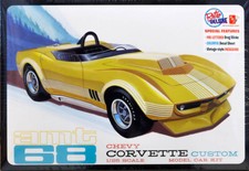1968 Chevy Corvette Custom 1:25 AMT Model Kit Bausatz AMT1236