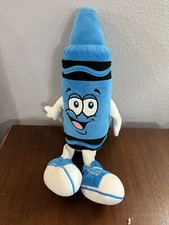 Crayola Cerulean Crayon Plush 14  Blue