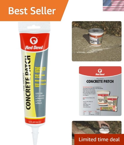 Patch calcestruzzo premiscelato 5,5 oz - riparazione impermeabile per interni ed esterni - Foto 1 di 7