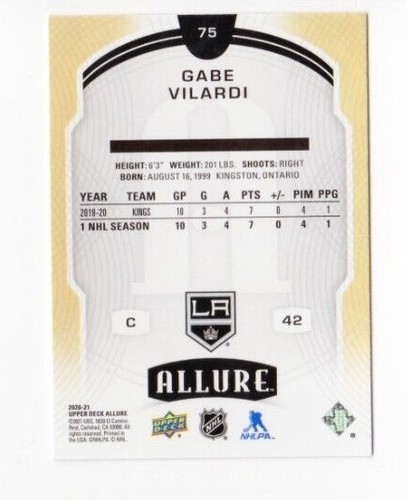 2020-21 Upper Deck Allure Hockey Base & Rookie Singles (Pick Your Cards) - Picture 144 of 188