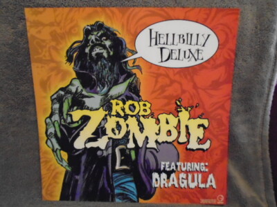 RARE PROMO Rob Zombie LP FLAT POSTER Hellbilly Deluxe TOMMY LEE
