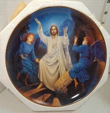 The Resurrection Of Christ Plate Franklin Mint Heirloom Collection 