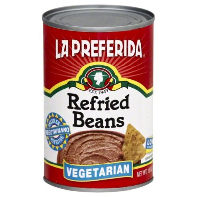 La Preferida Refried Beans, Low Fat, Vegetarian , 16 OZ (Pack of 1)