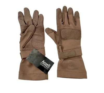 GENUINE U.S. MILITARY ISSUE USMC Raptor Tactical Combat Gloves XXL Nomex FROG Flame Resistant Ansell NIB