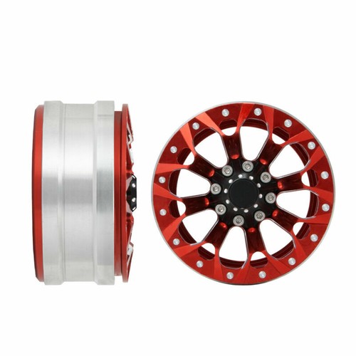 1.9" Metal Beadlock Wheels for 1/10 RC Axial SCX10 90046 TRX4 CC01 Crawler 26mm - Picture 5 of 9