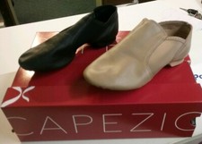 CAPEZIO jazz shoes child 10 - adult 11 NIB- caramel black. SPECIFY SIZE/COLOR