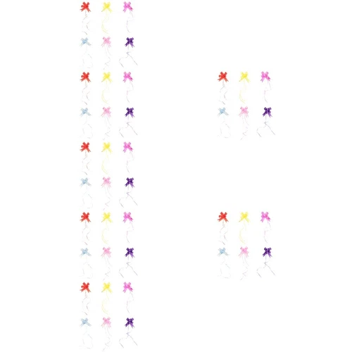  7 Pack Hochzeitsauto-Dekorationsbogen Schleife Aus Glänzendem Papier