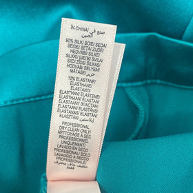 Agent Provocateur Arlette Teal Pajama Set UK10 Medium NWT $410